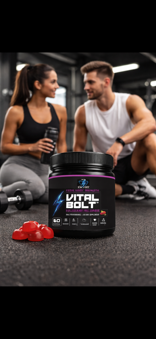 Vital Bolt Gummies – Energy, Focus & Strength (Creatine + Shilajit)